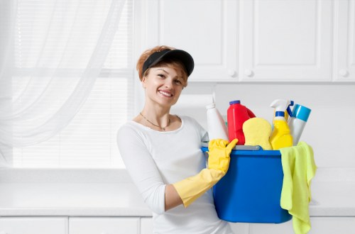 Go Broom team ensuring a spotless home